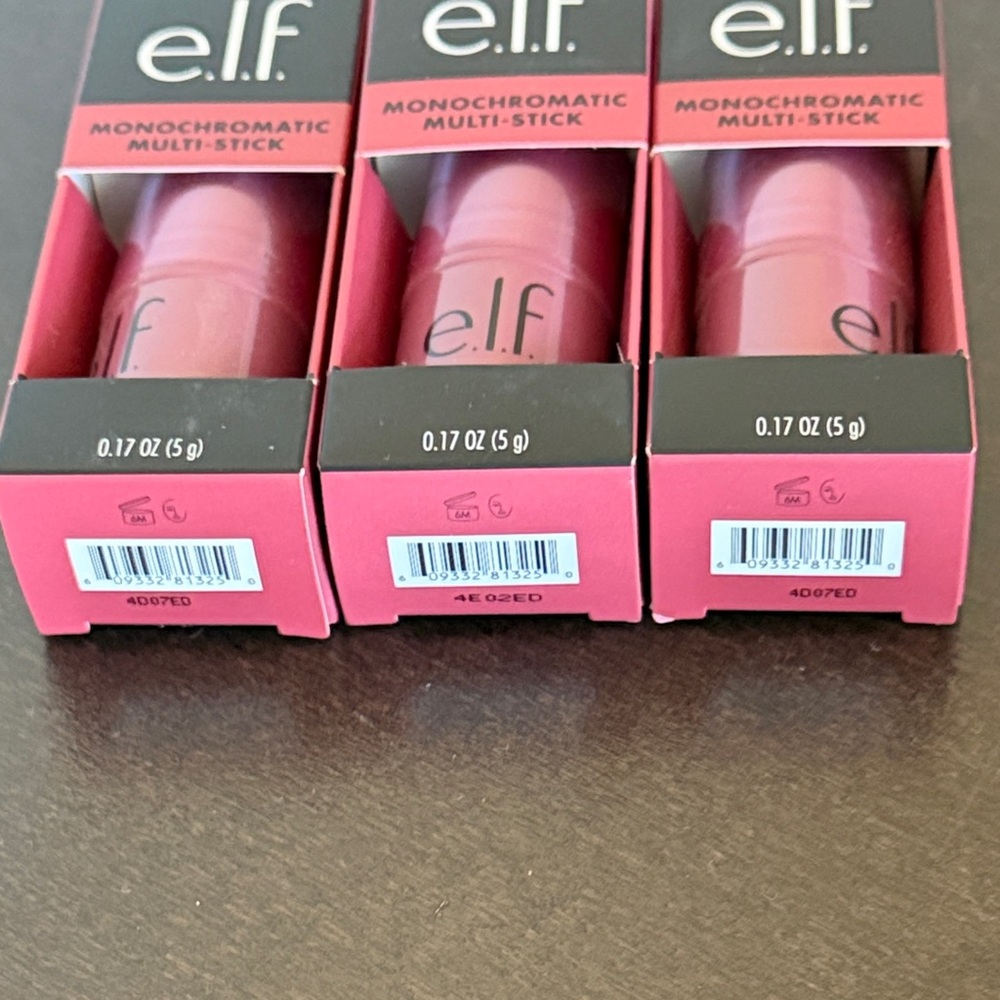 NWT ELF Sparkling Rose Lip & Cheek Trio Tint Set. - Picture 4 of 5